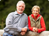 Retired couple enjoying a comfortable retirement Retired couple enjoying a comfortable retirement