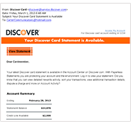 Fraudulent Statement Available email example.