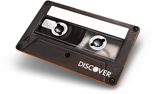 Discover credit card Mixtape designed