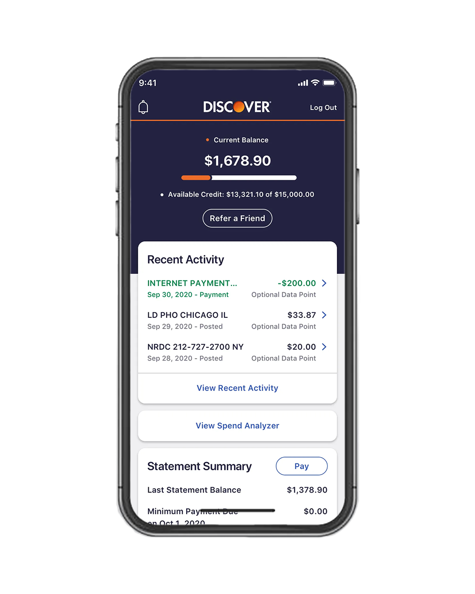 Discover Cashback Credit Card Login Login Pages Info