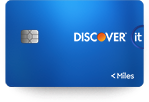 Discover it® Miles Travel Credit Card blue design