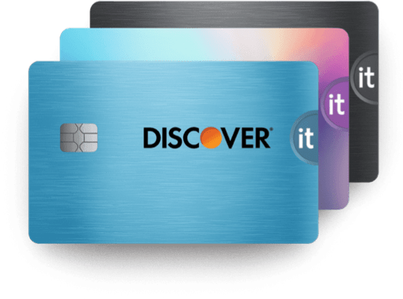 3 개의 스택 디스커버리 IT® 신용 카드