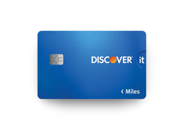 Discover it® Miles Travel Credit Card blue design