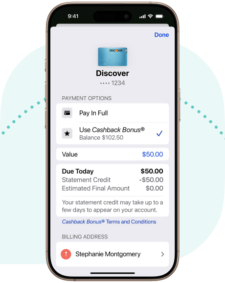 Mobile Device Showing Pay with rewards