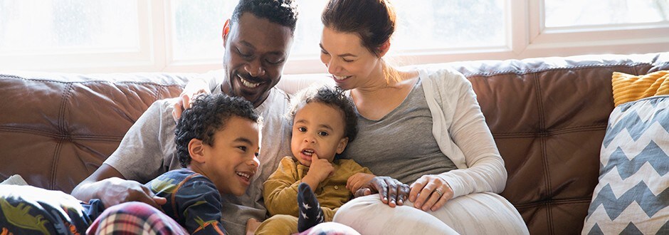 Family spending time with each other now that they know their home equity loan is a secured loan.