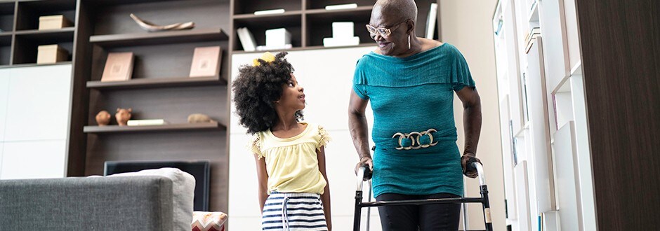 Grandmother telling her granddaughter about second mortgage refinancing