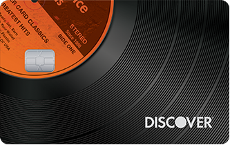 Discover it card with design vinyl