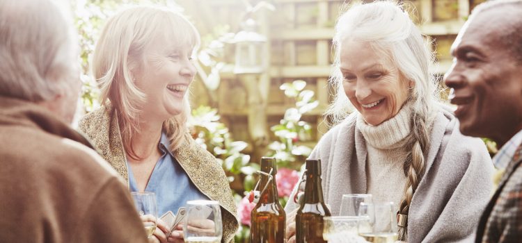 Retired friends meet for lunch