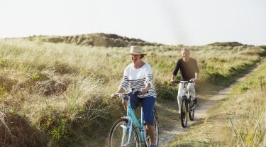 Couple enjoys the freedom of having healthy savings