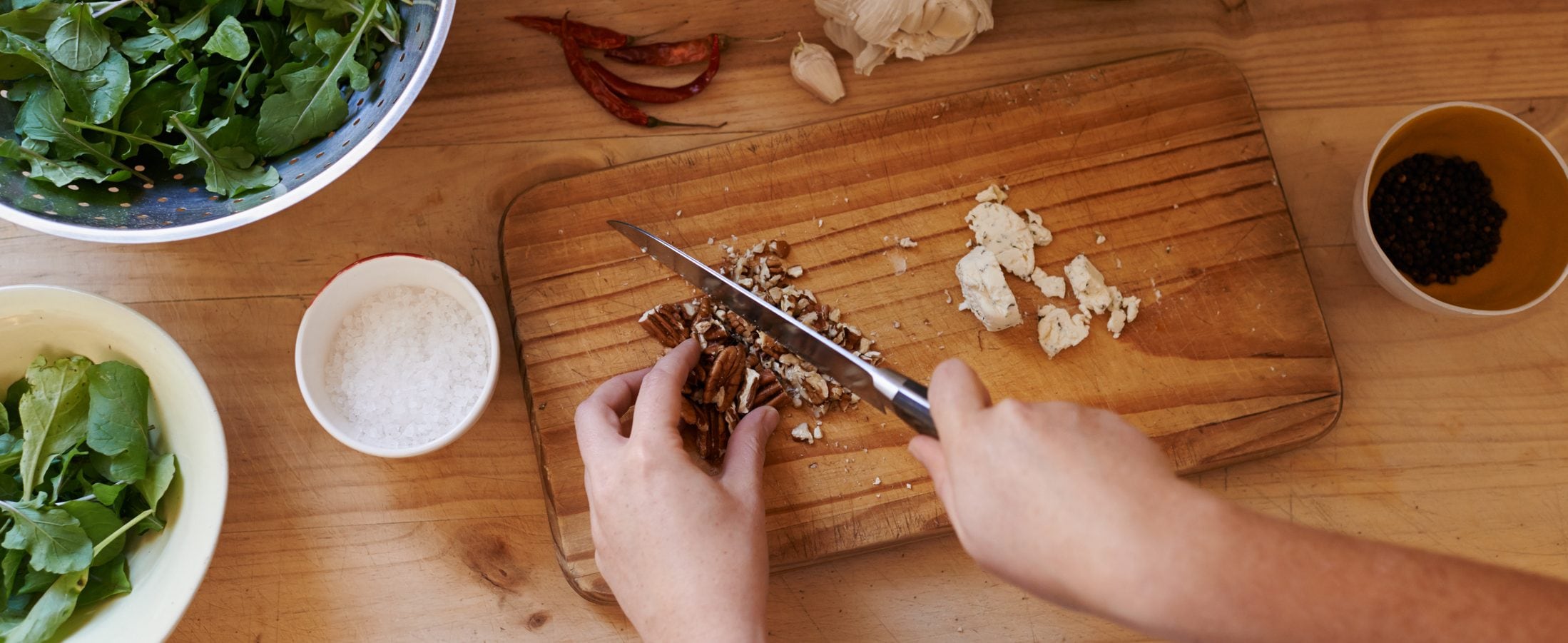 Cooking meals at home is a frugal way to eat healthier, too