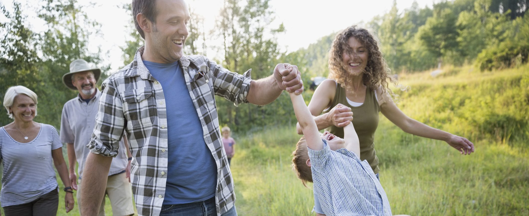 Young parents are free to spend the day with family without worrying about their emergency savings